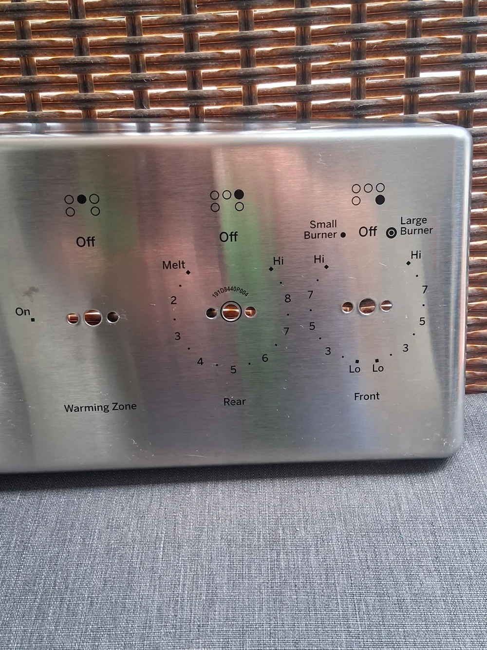 Genuine GE Range Oven Touch Panel ONLY WB27X47793 (No Board) GE